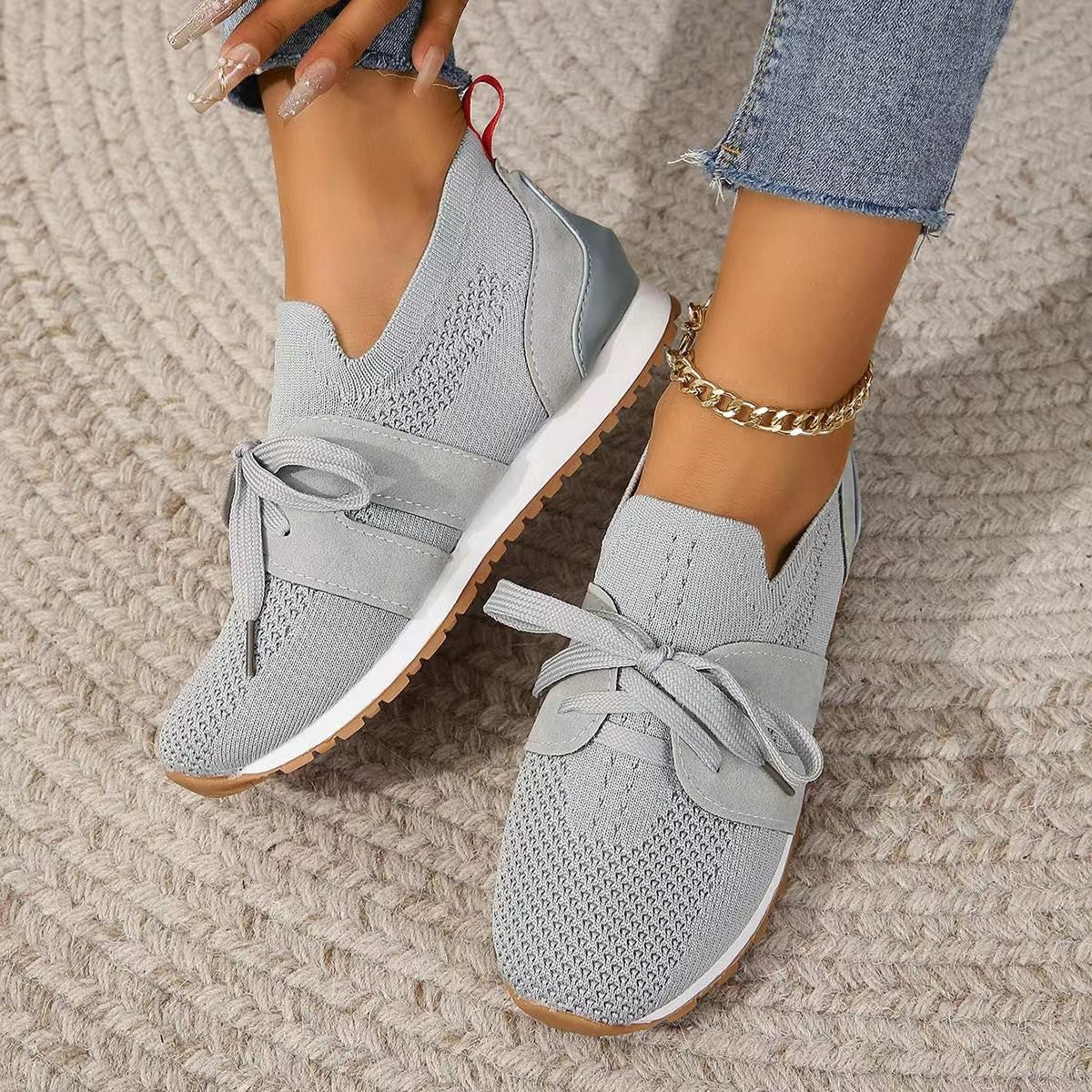Chaussures Plates à Lacets